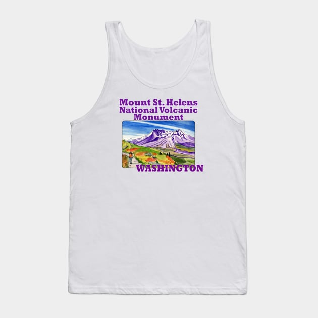 Mount. St. Helens National Historic Monument, Washington Tank Top by MMcBuck